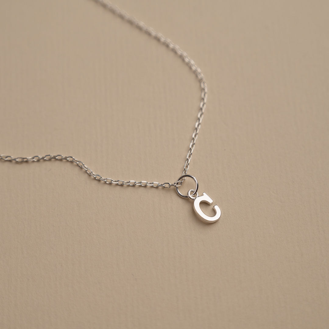 initial necklace,necklace,sterling silver necklace,initial charm |  flyingtutu,jewelry,handmade jewelry,sterling silver